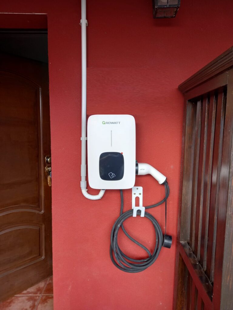 Estación Carga Vehículo Eléctrico (V.E.)
